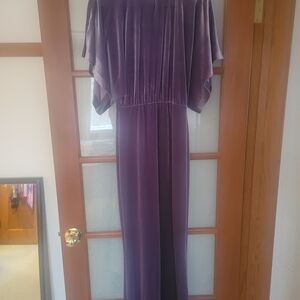 Norma Kamali Purple Maxi Dress